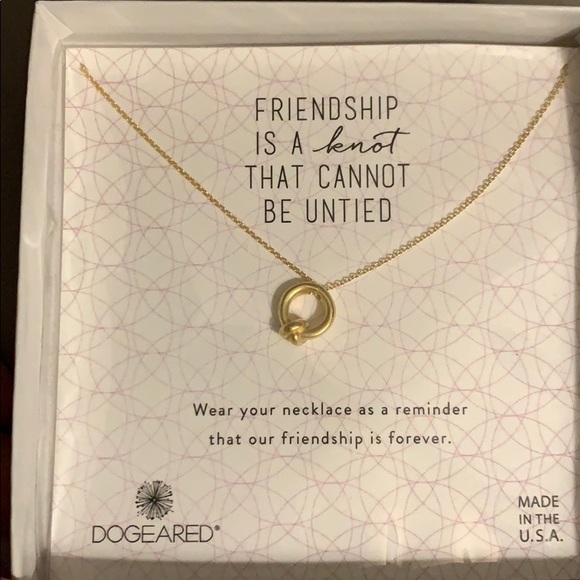 Dogeared friendship knot necklace - Picture 4 of 9